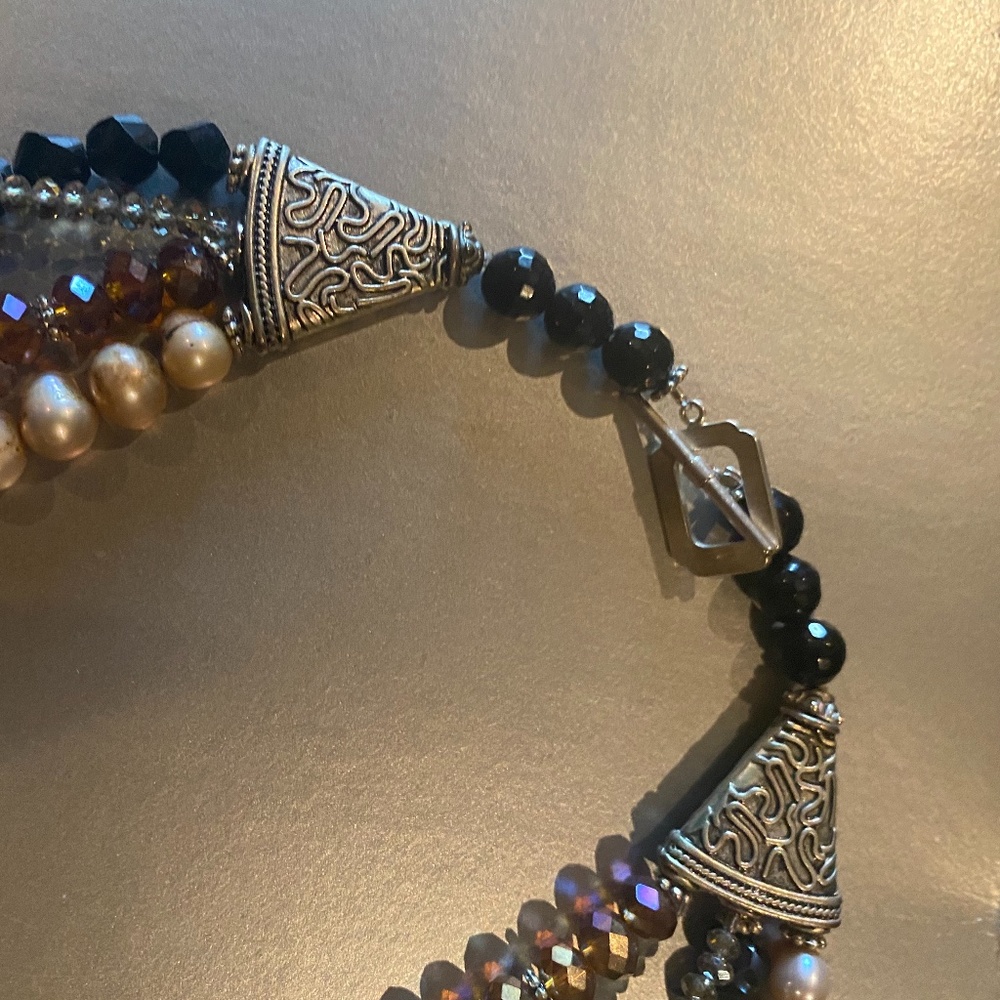 Multi-Strand Statement Necklace - image 2